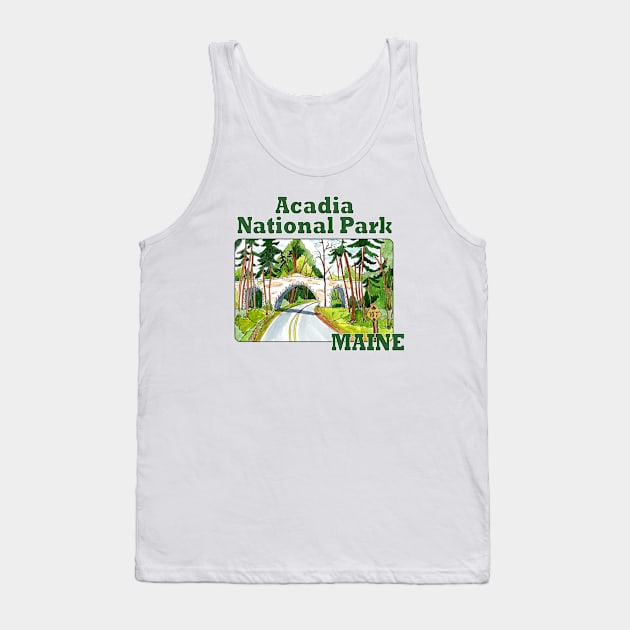 Acadia National Park, Maine Tank Top by MMcBuck